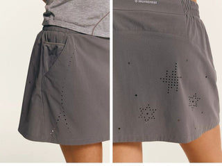 [Monterest] Quick-Dry Outdoor Skort with Totem Print