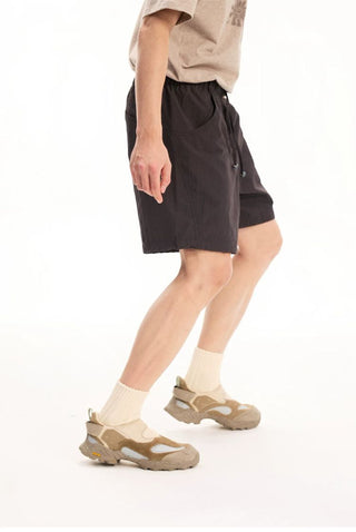 [Monterest] Textured Nylon Drawstring Shorts