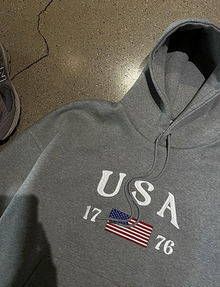USA 1776 Double-layered Hoodie (High Q)
