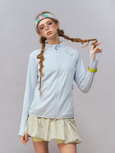 [Monterest] Fleece-Lined Stand Collar Zip-Up Jacket
