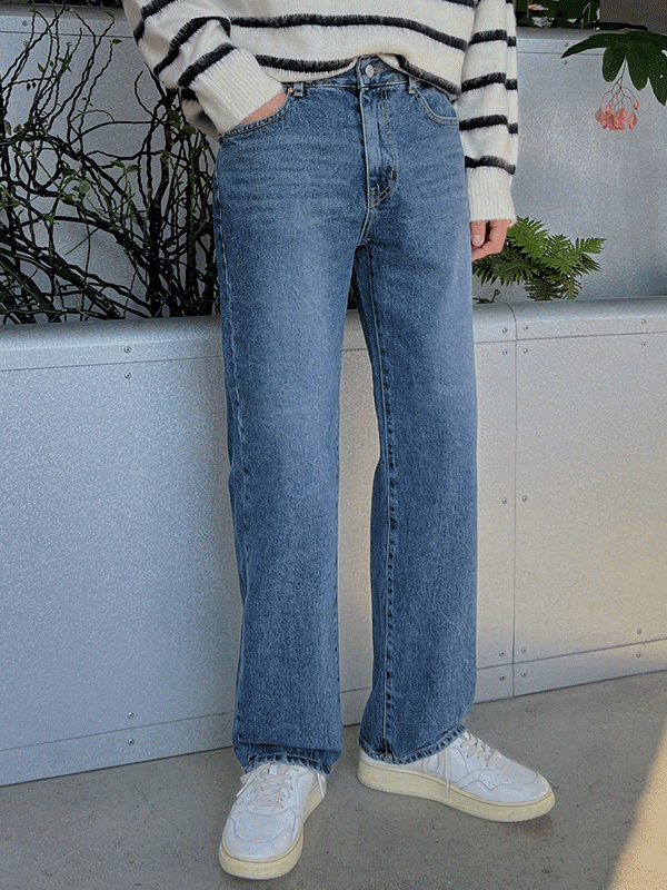FOB Daily Semi-Wide Denim Pants