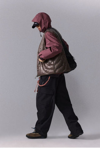[Monterest] Irregular Quilted Down Vest