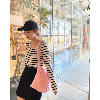 meg stripe ribbed knit