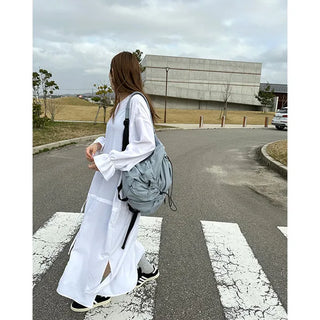 Pocket String Backpack