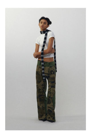CONP Camouflage patchwork pants (olive)