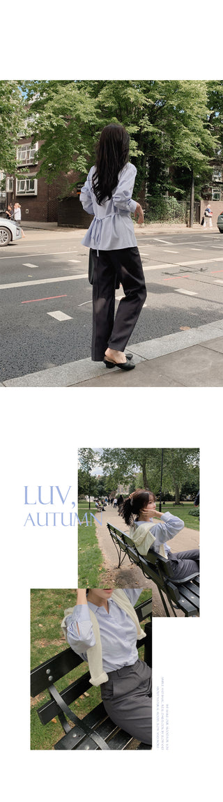 (basic/long) Straight slacks - 4 sizes