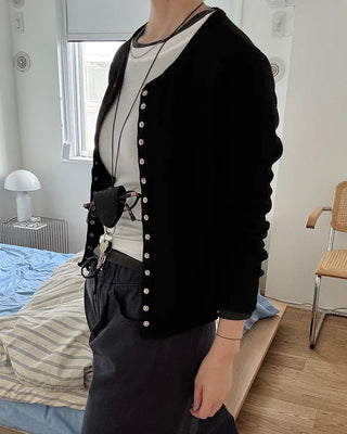 Autumn cotton cardigan