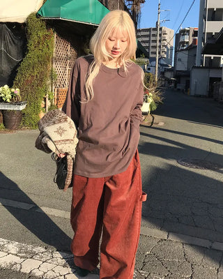 Basic long-sleeve T-shirt