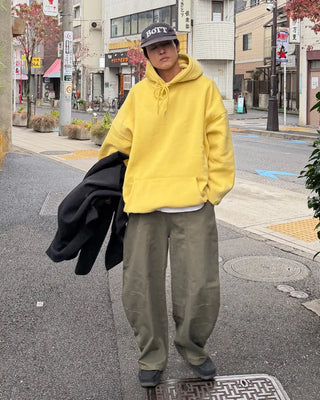 Fleece-lined colored hoodie