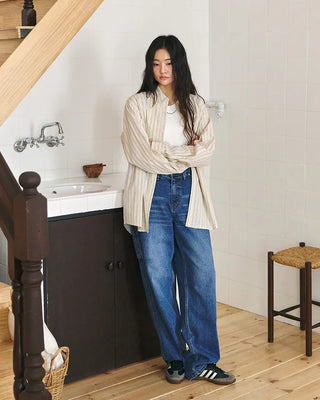 [3rd Re-release] (ORIGINAL) Authentic Carpenter Denim Pants (medium blue)