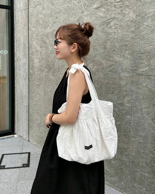 Dot Shirring Eco Bag
