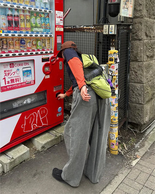 (Unisex) Back Button Balloon Pants