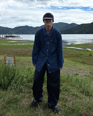 Side-Tucked Rounded Pants