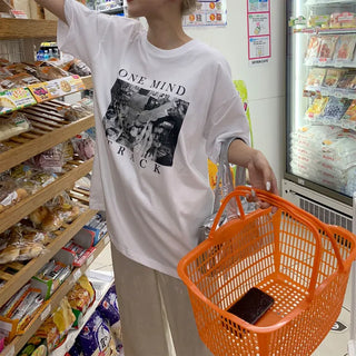Square print T-shirt
