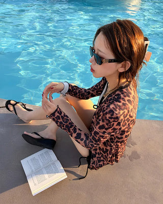 Wedge heel thong sandals