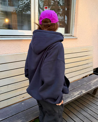 Lettering Hooded Parka