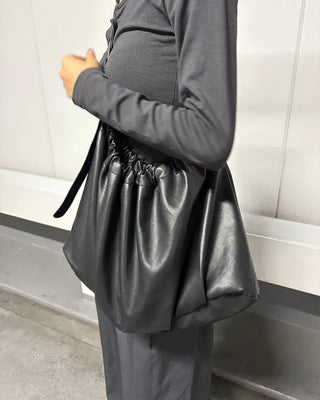 Shirring shoulder bag