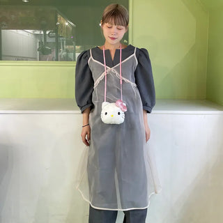 See-through layered dress