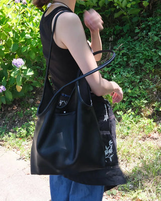 Eco-leather Triangle Shoulder Bag