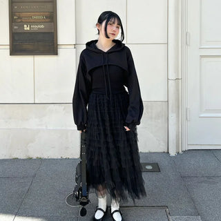 Bolero Hooded Sweatshirt