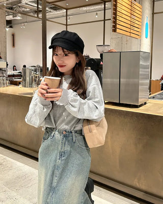 Suede Square Shoulder Bag