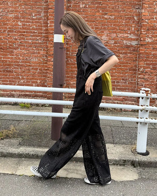 Square perforated overalls