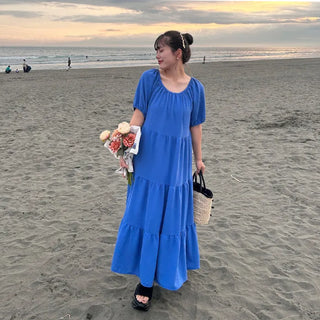 Tiered long dress