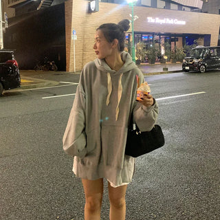 Side-slit hooded parka