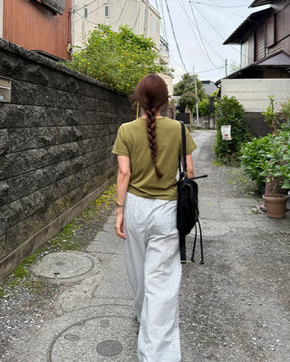 Basic round neck T-shirt