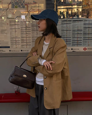 Oversized tailored jacket