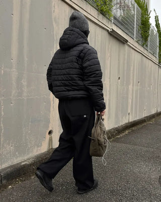 Double-zip padded jumper