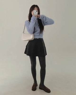 Basic knit color knit