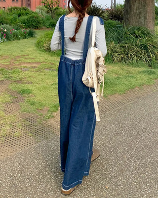 Loose-fit overalls