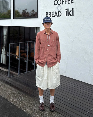 Cargo string Bermuda shorts