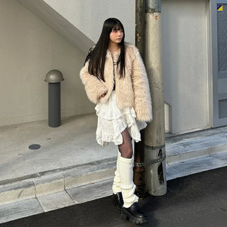 Knee-high leg warmers