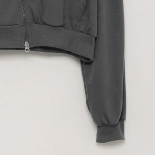 Basic Hooded Double Zip Hoodie