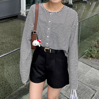 Pintuck shorts