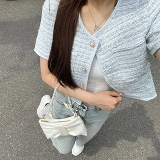 Mini ribbon necklace