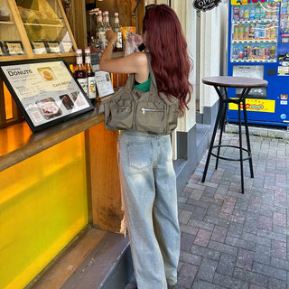 2-Pocket Big Shoulder Bag