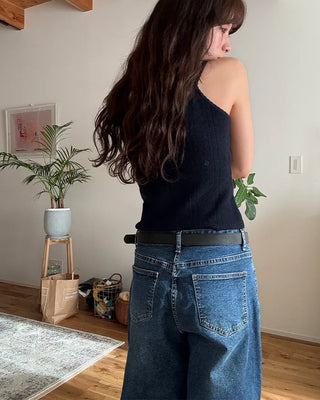 Punching knit ensemble