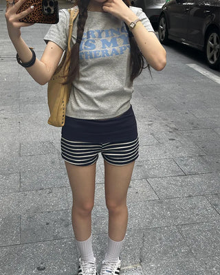 Slim Lettering T-Shirt