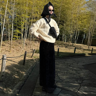 Casual Round Knit Sweater