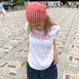 Lettering Point Short-Sleeve T-Shirt