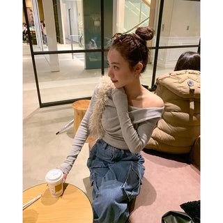 Asymmetrical Drape T-Shirt