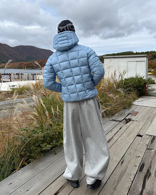Lightweight duck down parka