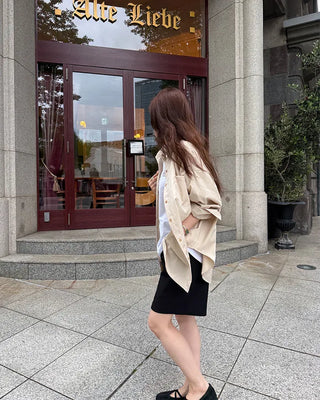 Oversized long shirt