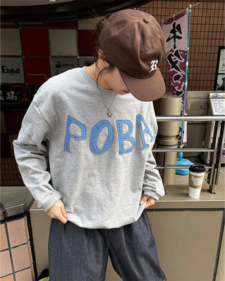 (Unisex) POBA Washing Sweatshirt