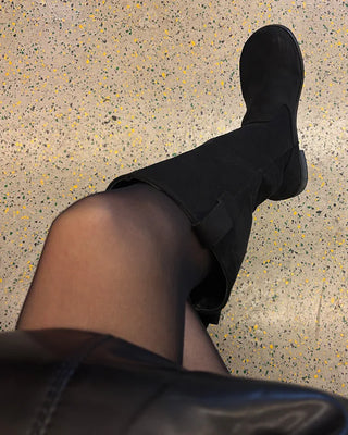 Suede long boots