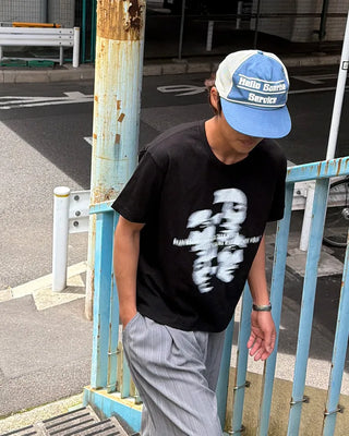 Face print T-shirt