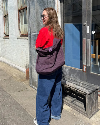 2-Way Ripple Check One-Shoulder Bag
